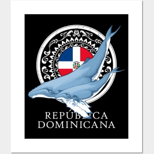 Humpback Whales Diving Dominican Republic Posters and Art